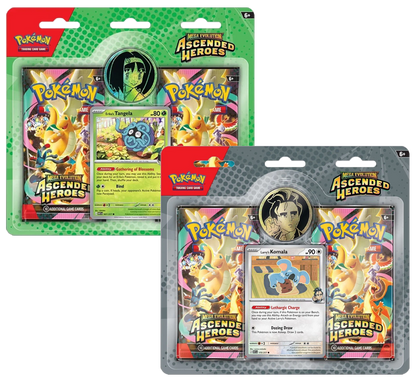 Pokémon TCG: Mega Evolution—Ascended Heroes Collection (Erika/Larry) 2-Pack Blister