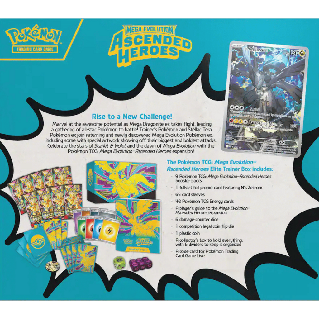 Pokémon TCG: Mega Evolution—Ascended Heroes Elite Trainer Box