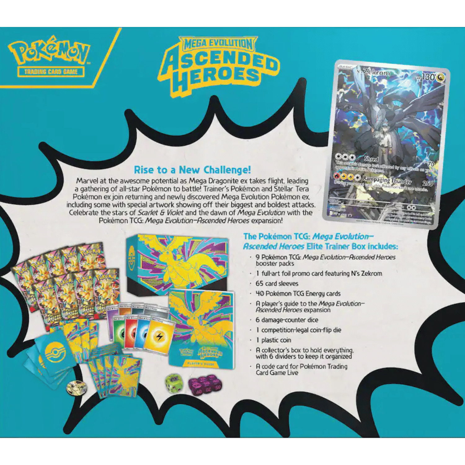 Pokémon TCG: Mega Evolution—Ascended Heroes Elite Trainer Box