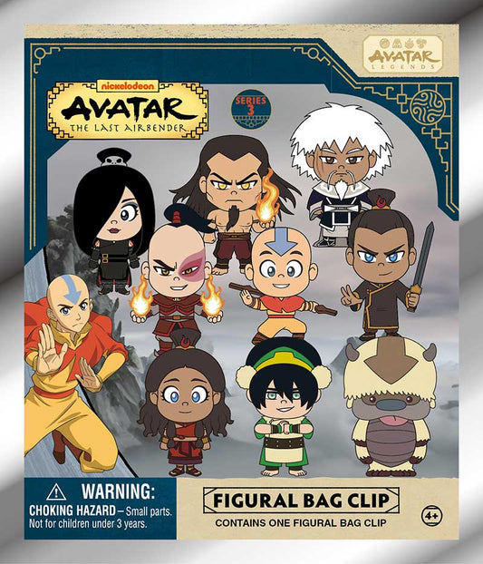 Avatar: The Last Airbender - Series 3 - Figural Bag Clip - Blind Bag