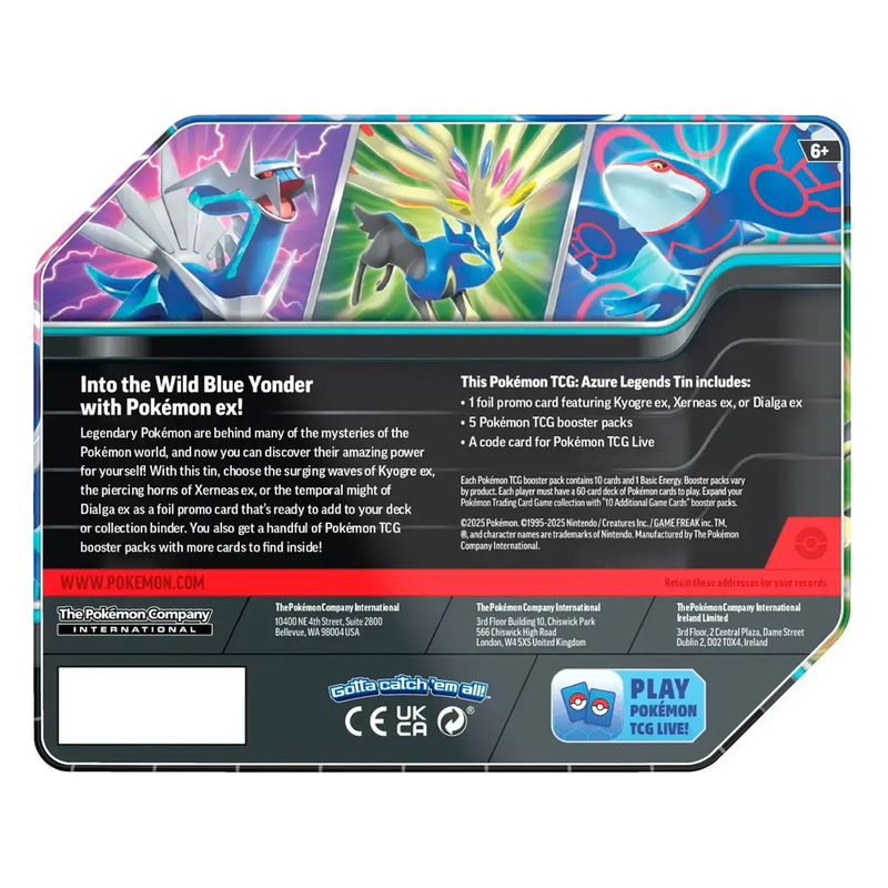 Pokémon TCG: Azure Legends Tin