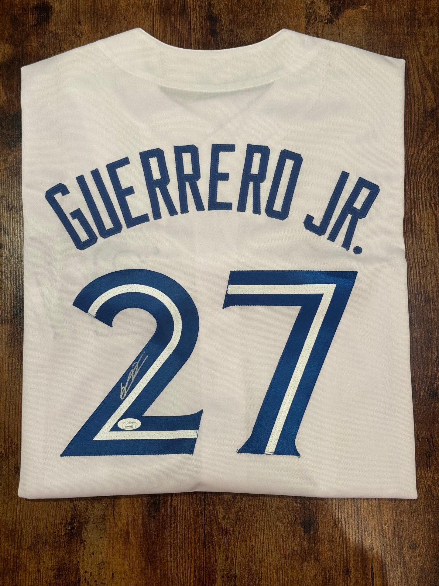 Vladimir Vlad Guerrero Jr. Autographed White Toronto Jersey JSA Certified