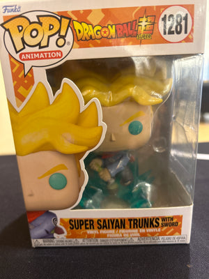POP! Animation Dragon Ball Z 1281 Super Saiyan Trunks with Sword