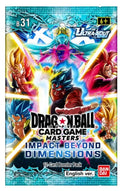Dragon Ball Super Card Game Masters: (B31) Impact Beyond Dimensions Pack