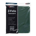 BCW SUPPLIES: Z-FOLIO FOR TOPLOADERS 9-POCKET LX GREEN