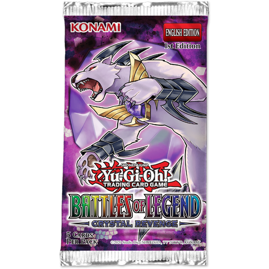 YuGiOh! Battles of Legend: Crystal Revenge [1st Edition] Booster Pack