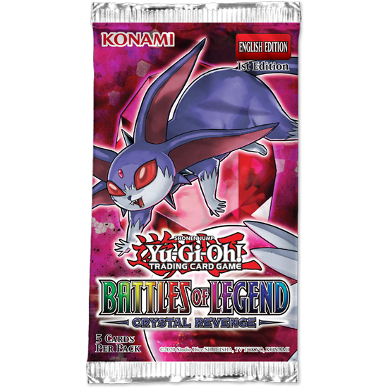 YuGiOh! Battles of Legend: Crystal Revenge [1st Edition] Booster Pack
