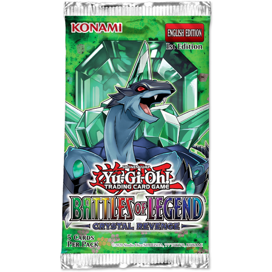 YuGiOh! Battles of Legend: Crystal Revenge [1st Edition] Booster Pack