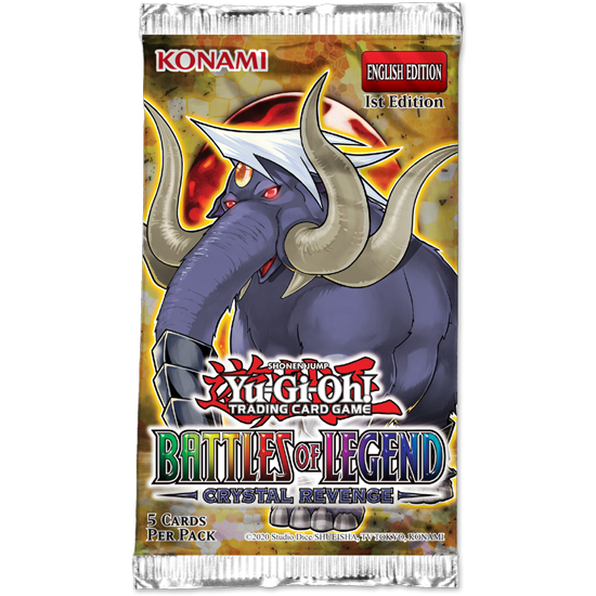 YuGiOh! Battles of Legend: Crystal Revenge [1st Edition] Booster Pack
