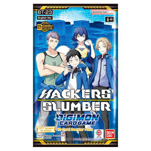 2025 Digimon Card Game: Hackers' Slumber (BT23) Booster Pack