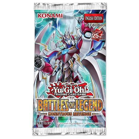 2025 YuGiOh! Battles of Legend: Monstrous Revenge 1st Edition, 25th Qtr. Century Booster Pack
