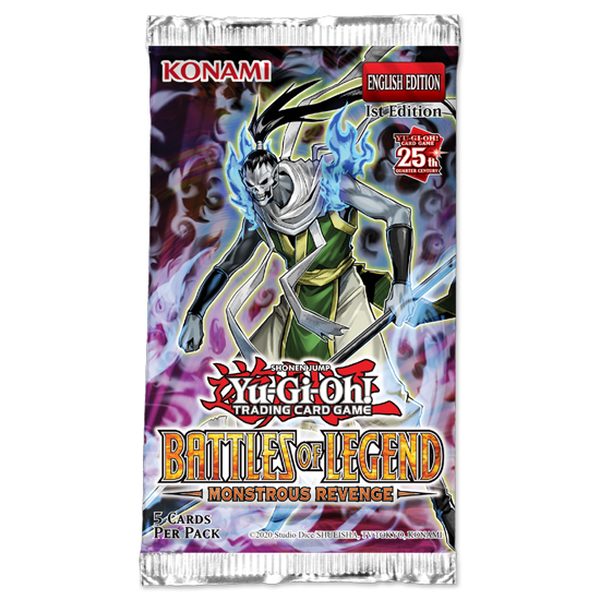 2025 YuGiOh! Battles of Legend: Monstrous Revenge 1st Edition, 25th Qtr. Century Booster Pack