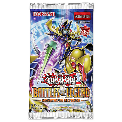 2025 YuGiOh! Battles of Legend: Monstrous Revenge 1st Edition, 25th Qtr. Century Booster Pack