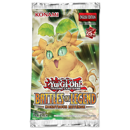2025 YuGiOh! Battles of Legend: Monstrous Revenge 1st Edition, 25th Qtr. Century Booster Pack