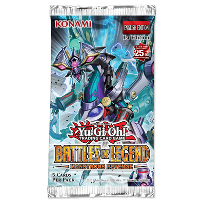 2025 YuGiOh! Battles of Legend: Monstrous Revenge 1st Edition, 25th Qtr. Century Booster Pack