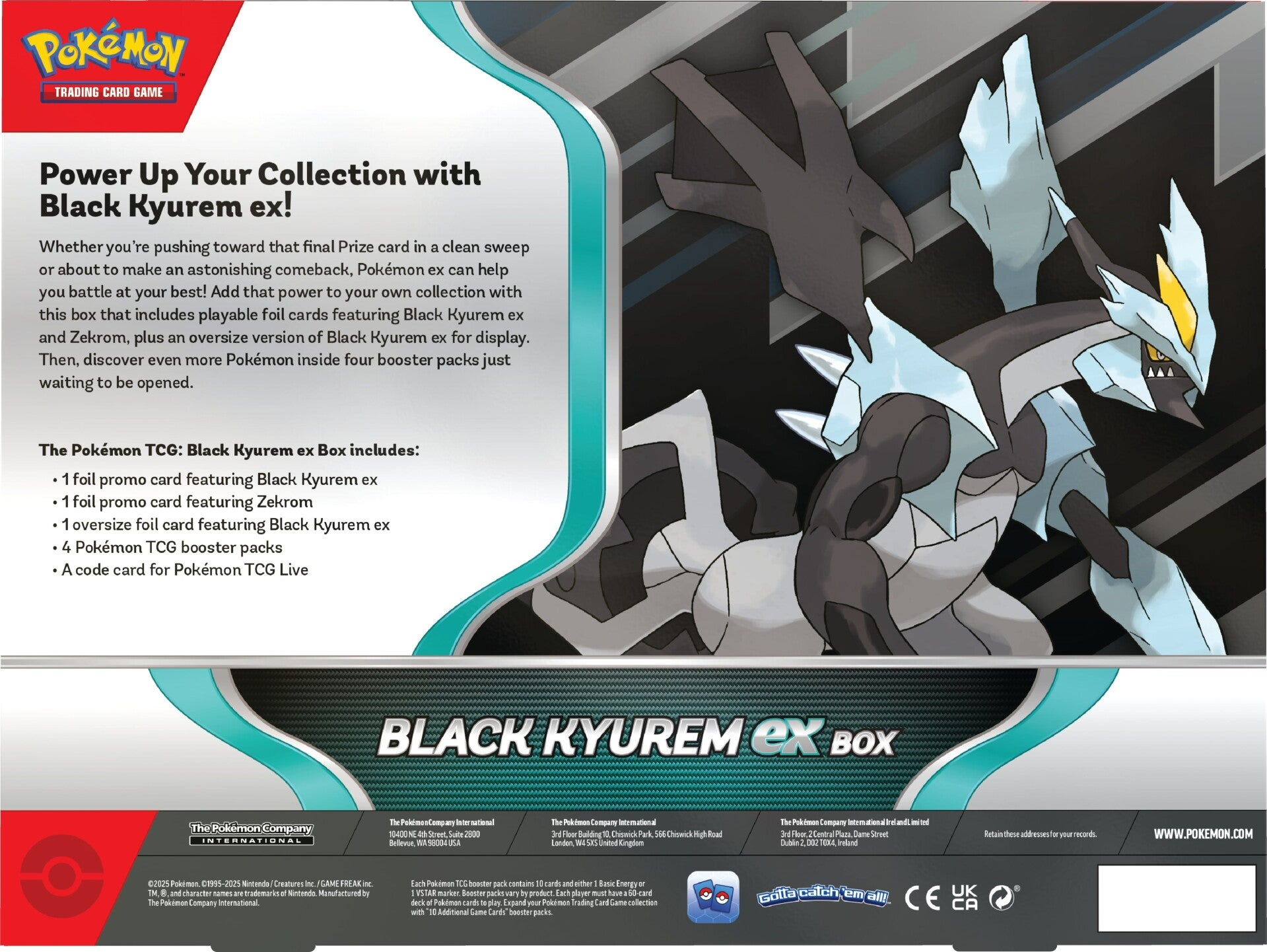 2025 Pokémon TCG: Black Kyurem ex Box