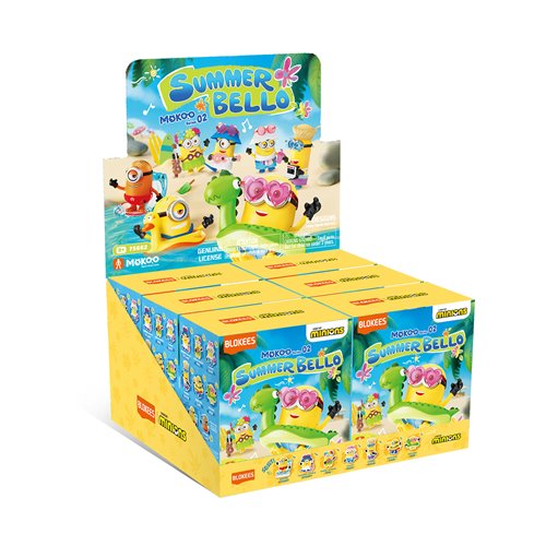 Blokees - Mokoo Series 2 - Summer Bello (Minions) Model Kit Blind Box