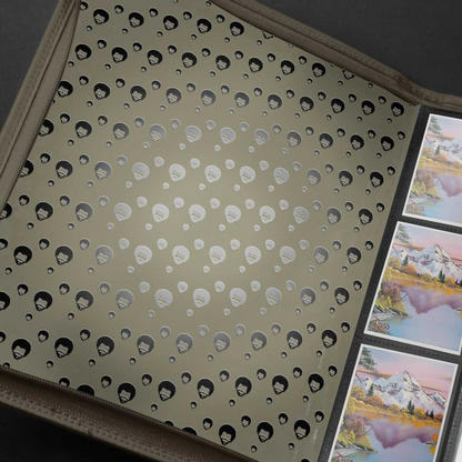 Ultra PRO—Bob Ross "Mighty Mountain Lake" 9-Pocket Zippered PRO-Binder