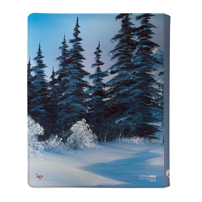 Ultra PRO—Bob Ross "Winter Paradise" 9-Pocket Zippered PRO-Binder