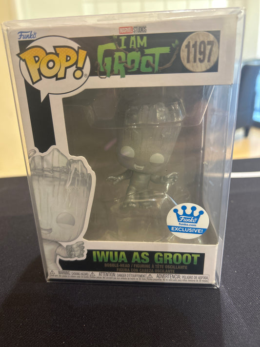 POP! I AM GROOT 1197 IWUA AS GROOT Funko EXCLUSIVE
