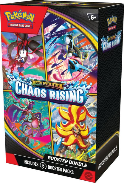 2026 Pokémon TCG: Mega Evolution—Chaos Rising Booster Bundle