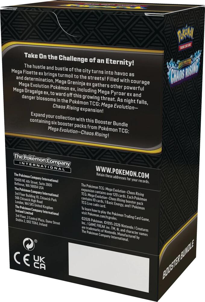 Pokémon TCG: Mega Evolution—Chaos Rising Booster Bundle
