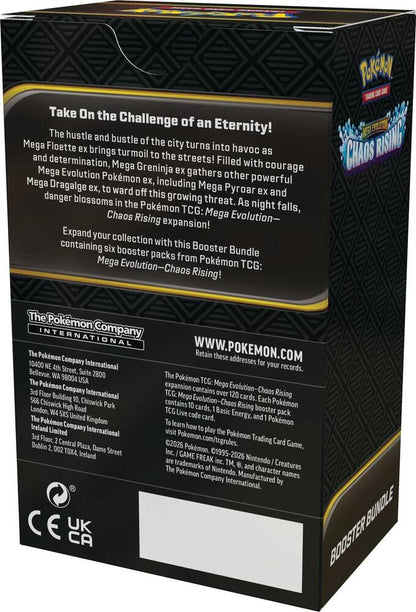 2026 Pokémon TCG: Mega Evolution—Chaos Rising Booster Bundle