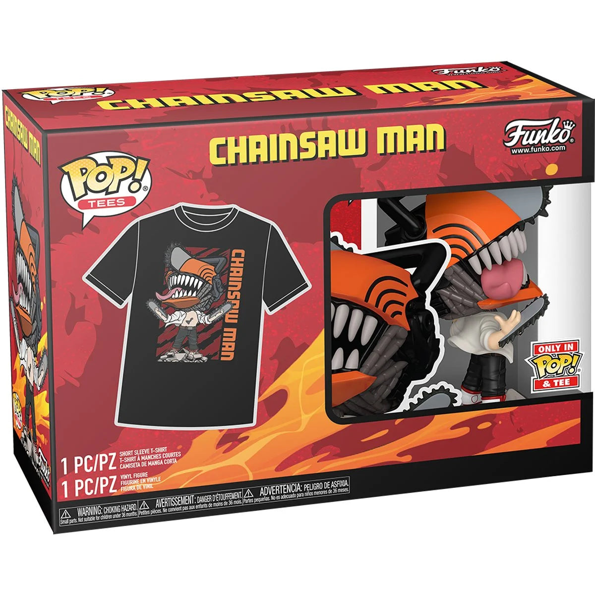 FUNKO CHAINSAW MAN & T-SHIRT 2 PACK