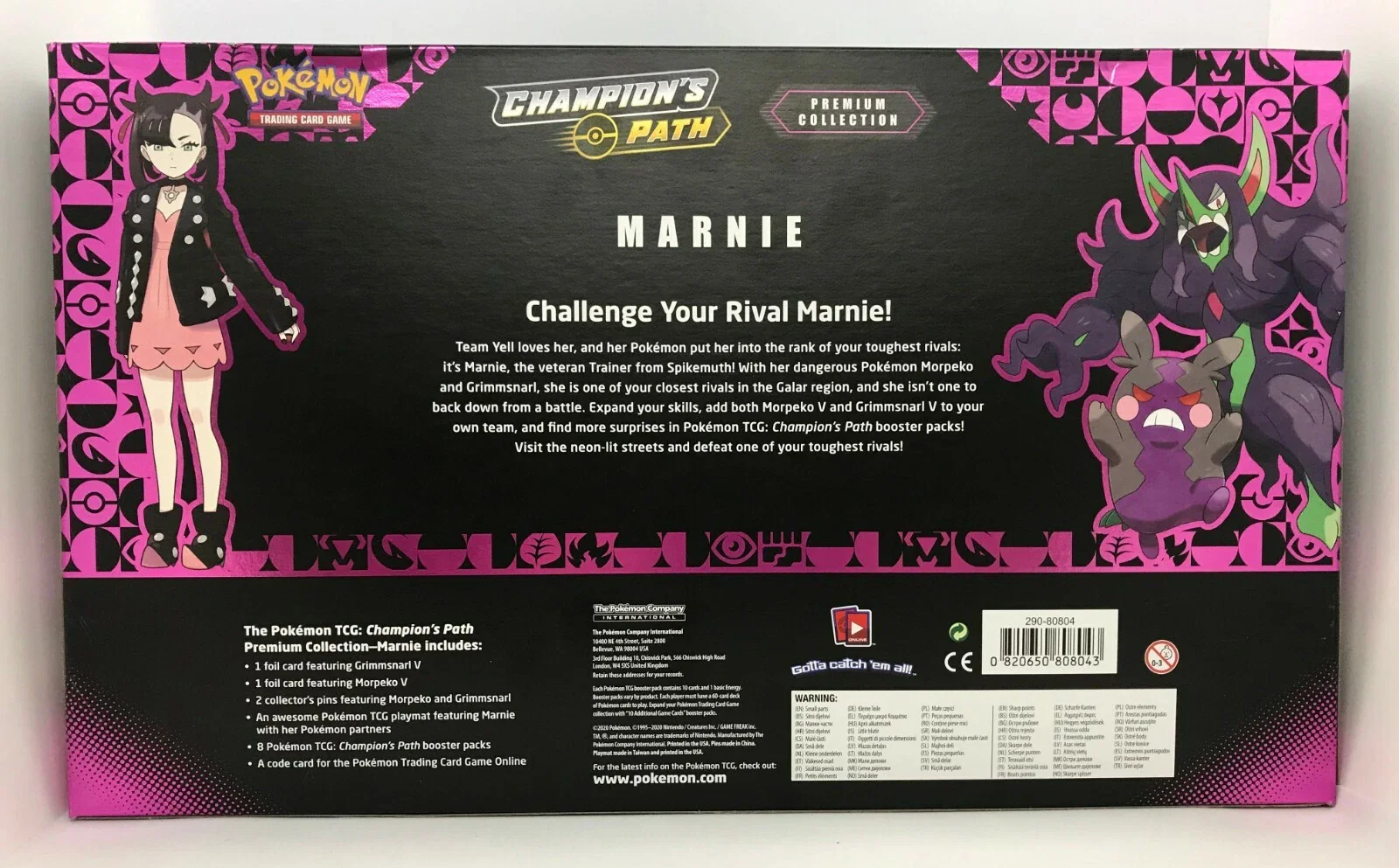 Pokémon TCG: Champion's Path Premium Collection (Marnie)