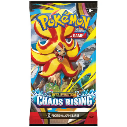 2026 Pokémon TCG: Mega Evolution—Chaos Rising Booster Pack
