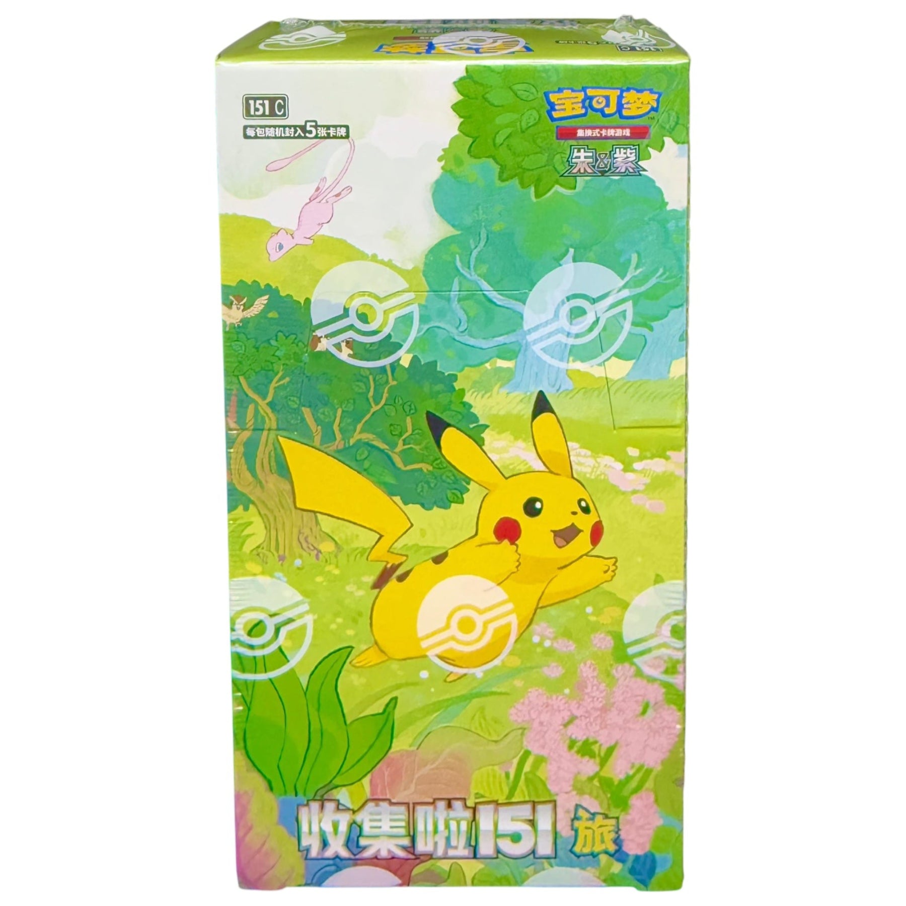 Pokémon TCG: Scarlet & Violet—Collect 151: Journey Slim Booster Box (S.Chinese)