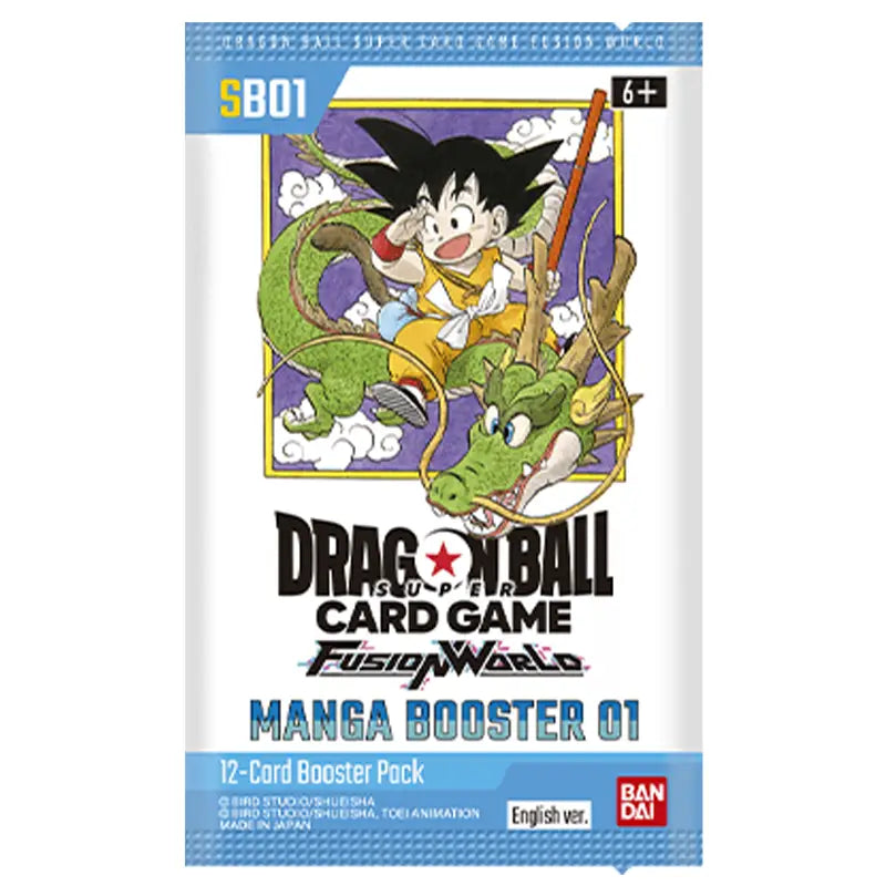 Dragon Ball Super Card Game: (SB01) Fusion World—Manga Booster 01 Pack