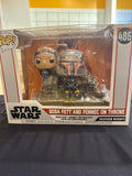 POP! Stars Wars 486 Boba Fett & Fennec On Throne