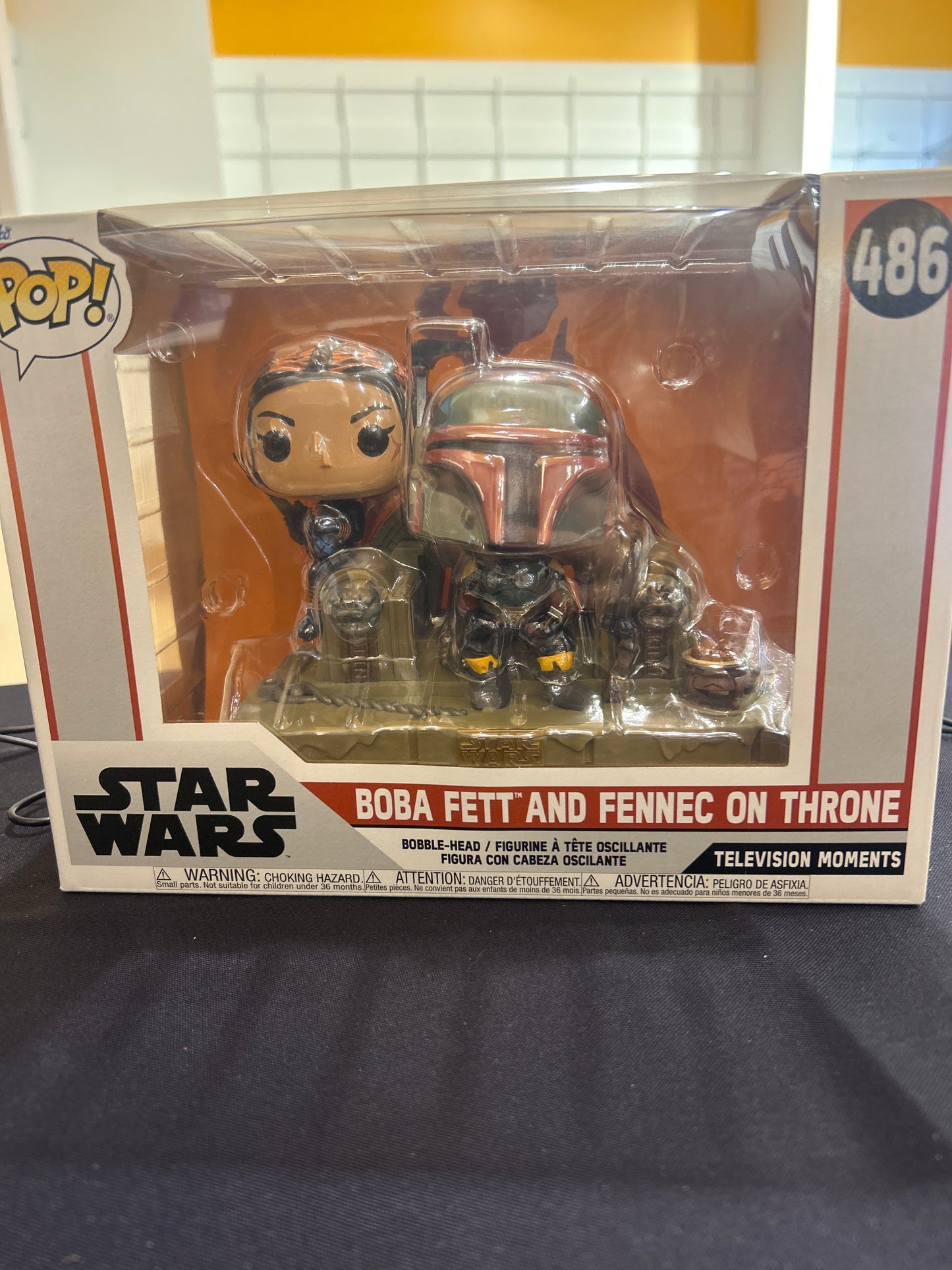 POP! Stars Wars 486 Boba Fett & Fennec On Throne