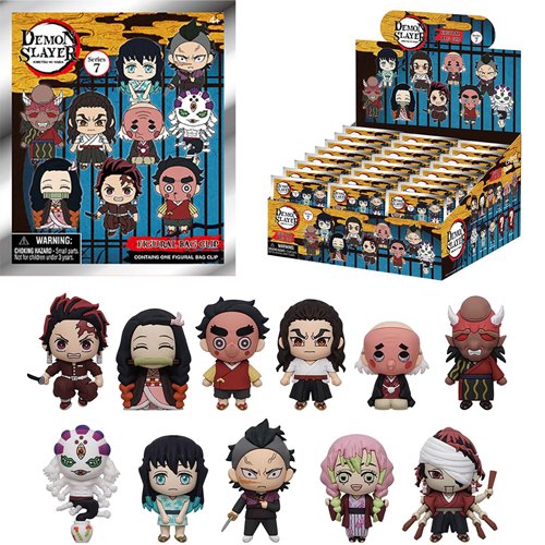 Demon Slayer —Series 7 — 3D Foam Bag Clip Blind Bag
