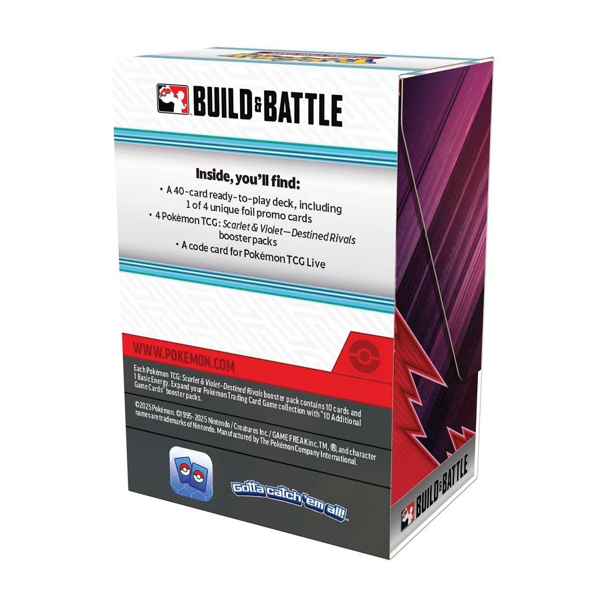 Pokémon TCG: Scarlet & Violet—Destined Rivals Build & Battle Box