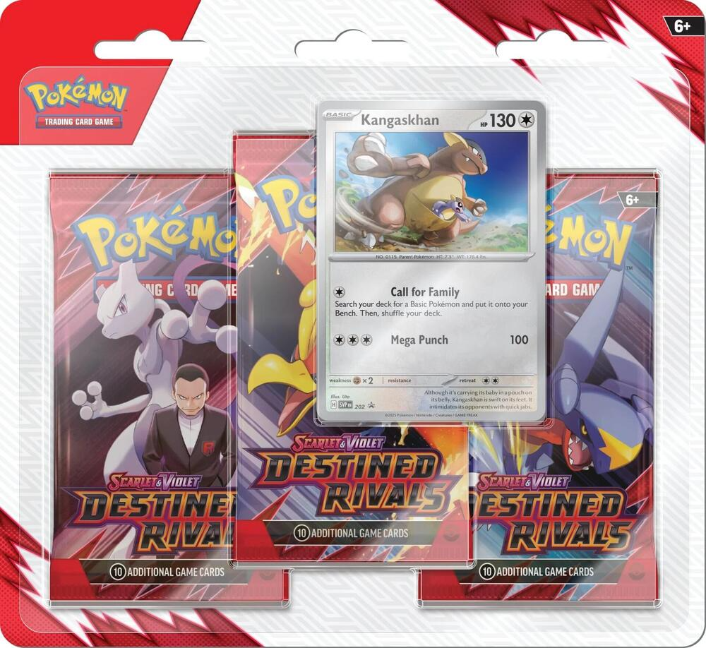 Pokémon TCG: Scarlet & Violet—Destined Rivals 3 Pack Blister