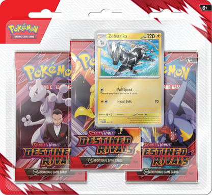 Pokémon TCG: Scarlet & Violet—Destined Rivals 3 Pack Blister