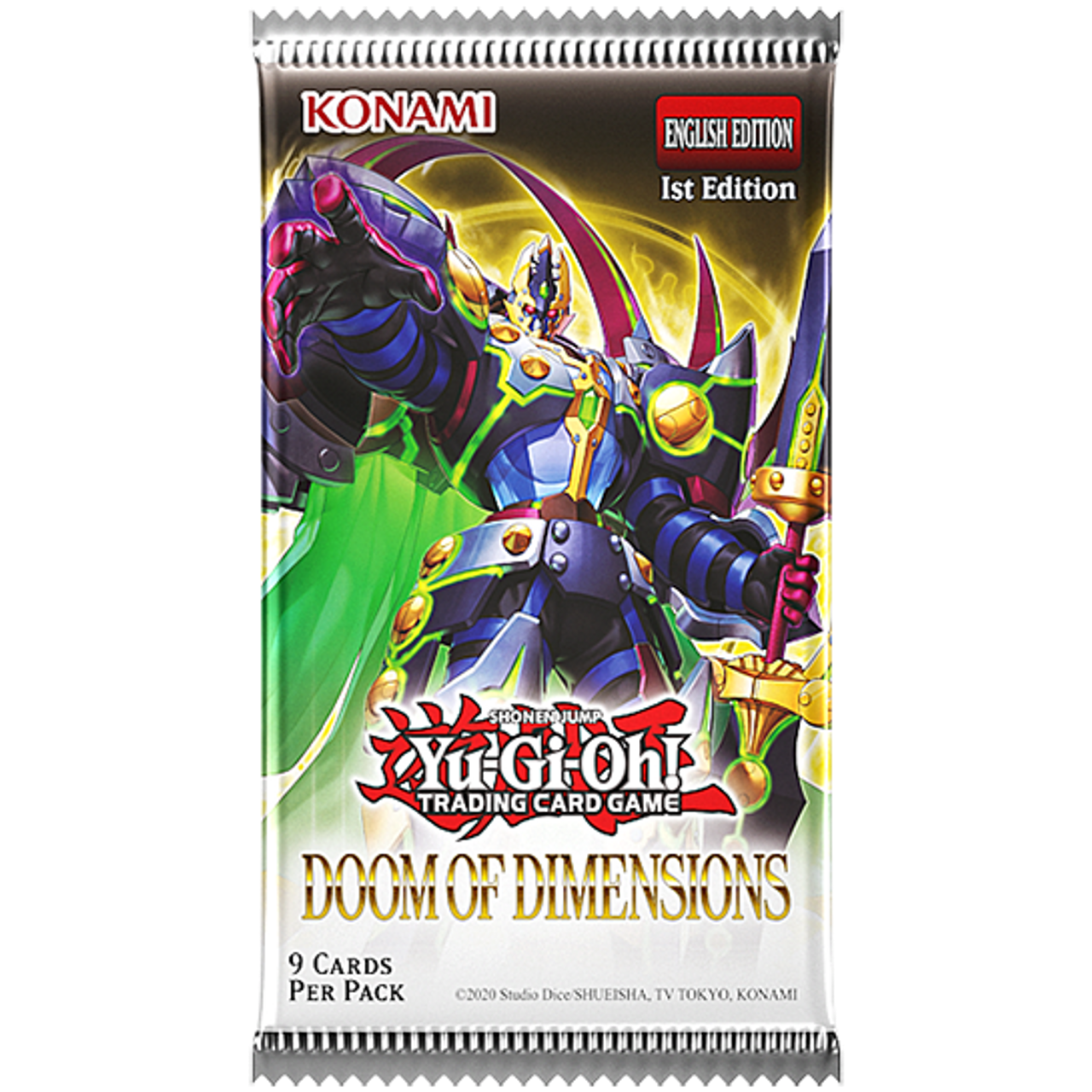 2025 YuGiOh! Doom of Dimensions [1st Edition] Booster Pack