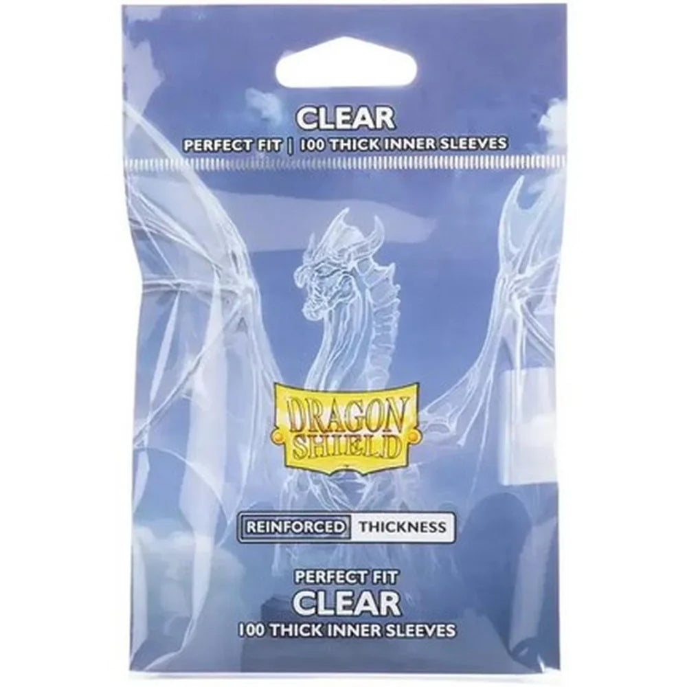 Dragon Shield—Perfect Fit Reinforced Thickness Card Sleeves - Clear