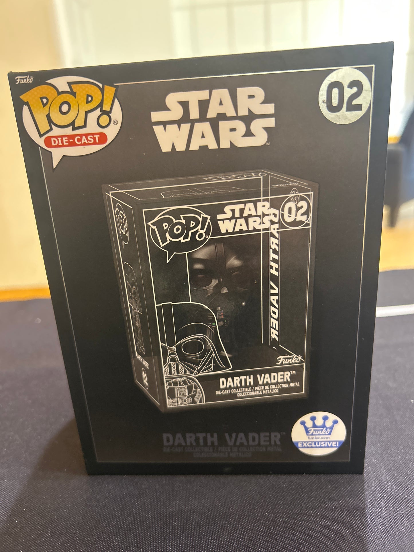 POP! Die-cast STAR WARS 02 DARTH VADER FUNKO Exclusive!
