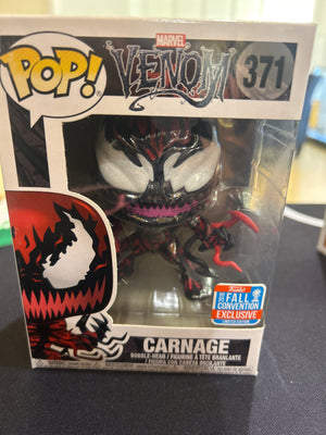 POP! MARVEL VENOM 371 CARNAGE 18' Fall Convention Exclusive