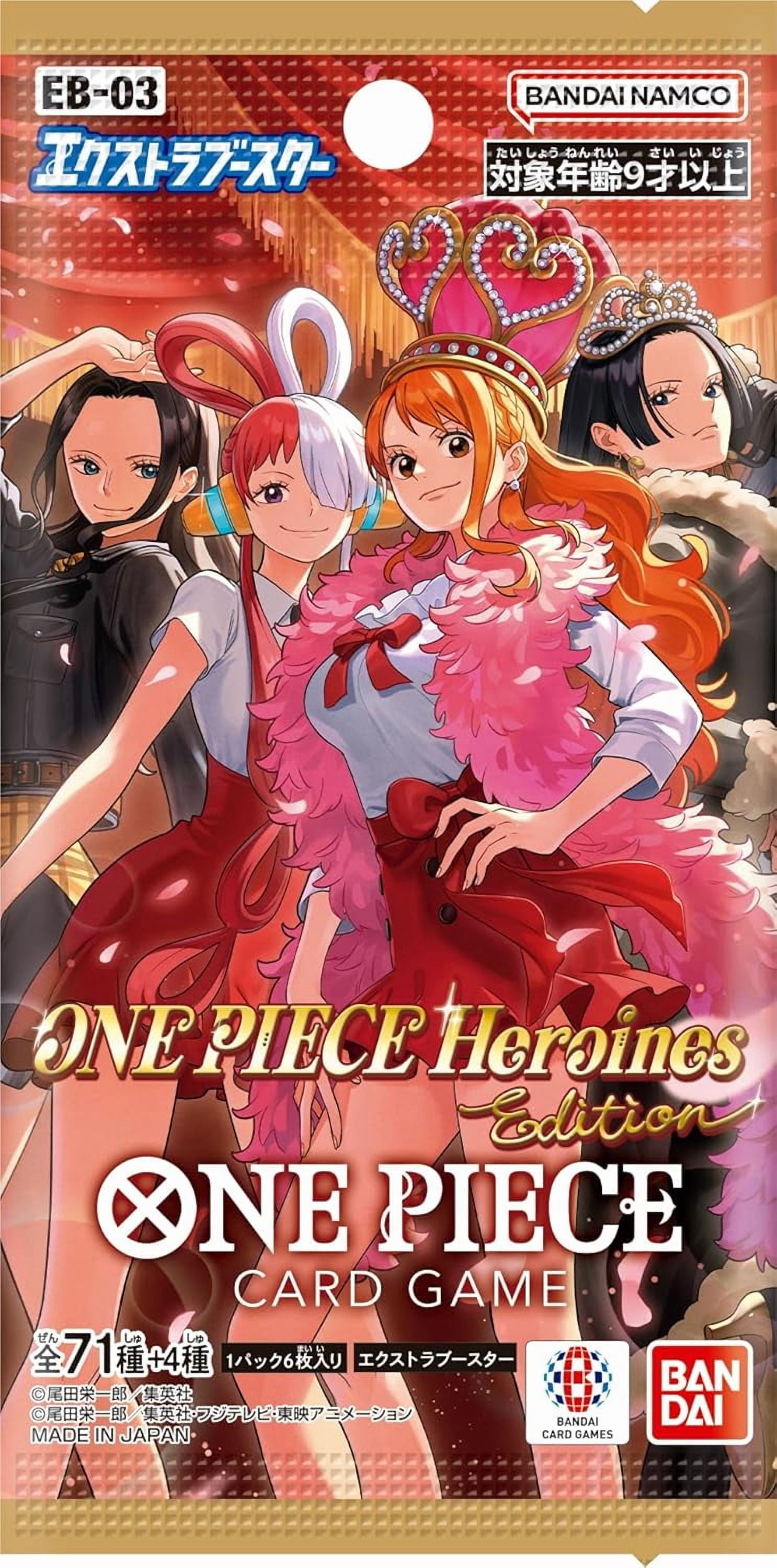One Piece Card Game: One Piece Heroines Edition (EB-03) Japanese Booster Pack
