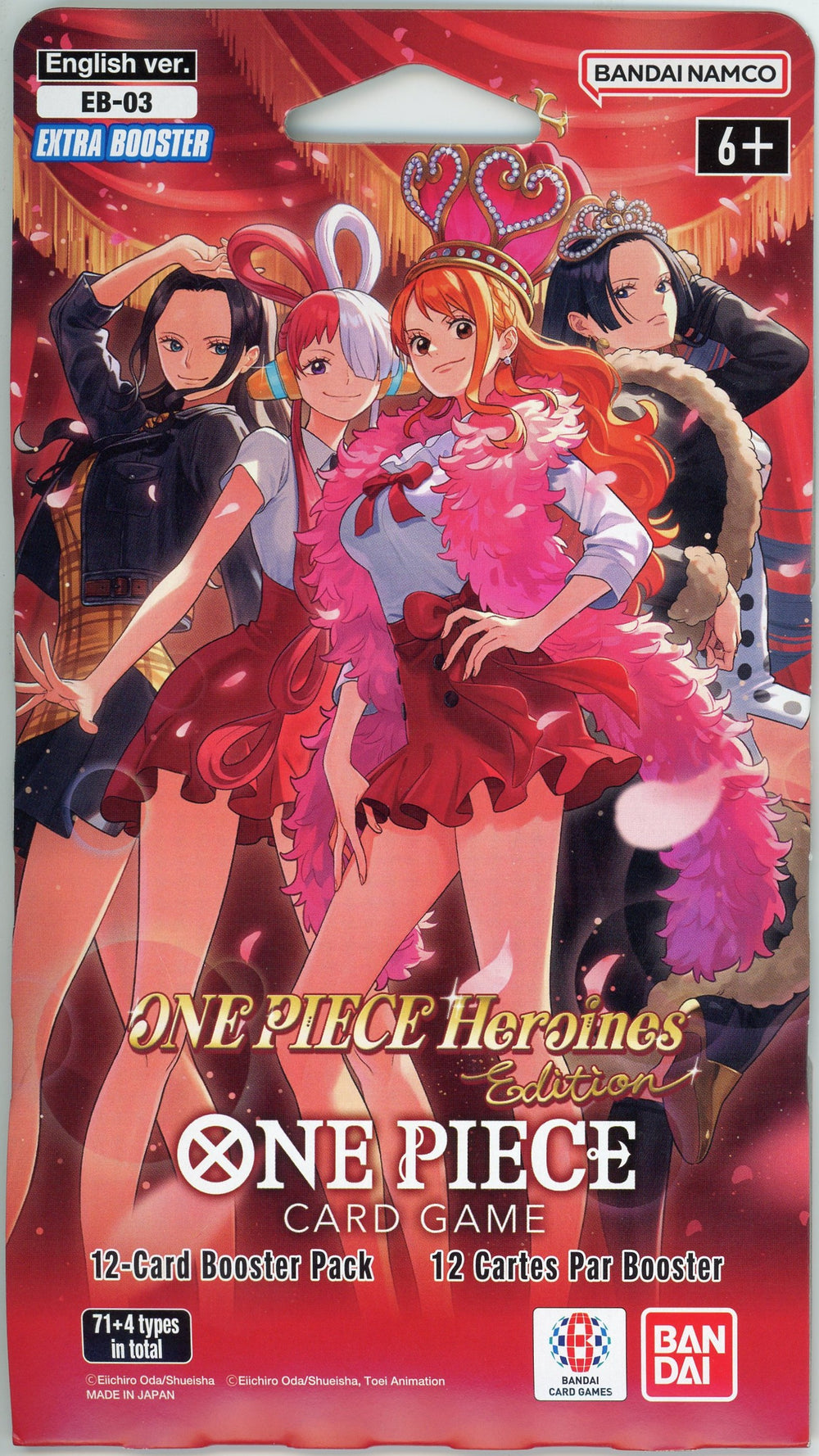 One Piece Card Game: One Piece Heroines Edition (EB-03) Sleeved Booster Pack