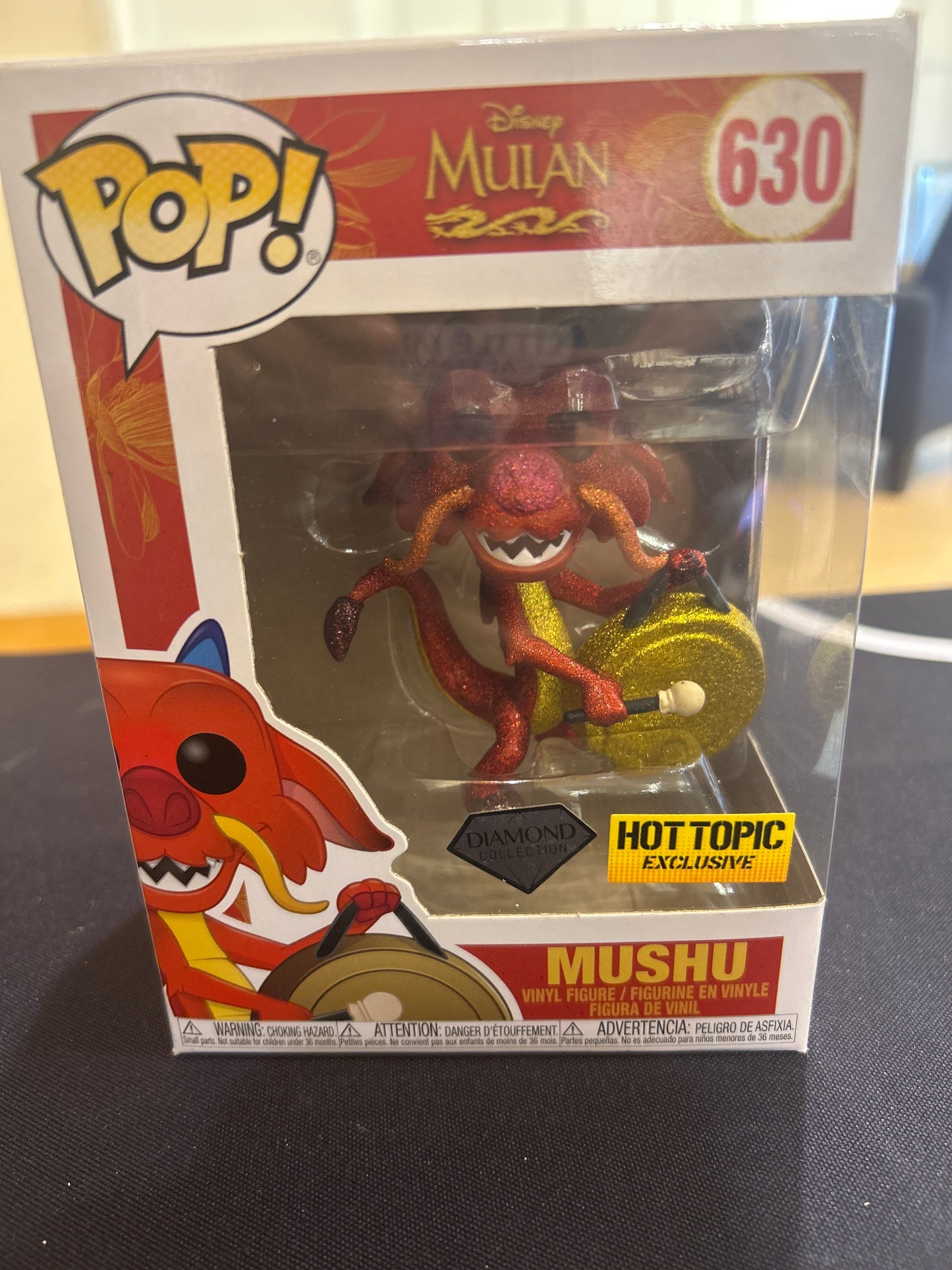 POP! Disney Mulan 630 MUSHU Hot Topic Exclusive