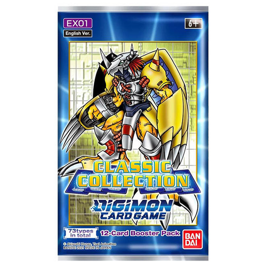 2021 Digimon Card Game: Classic Collection (EX01) Booster Pack