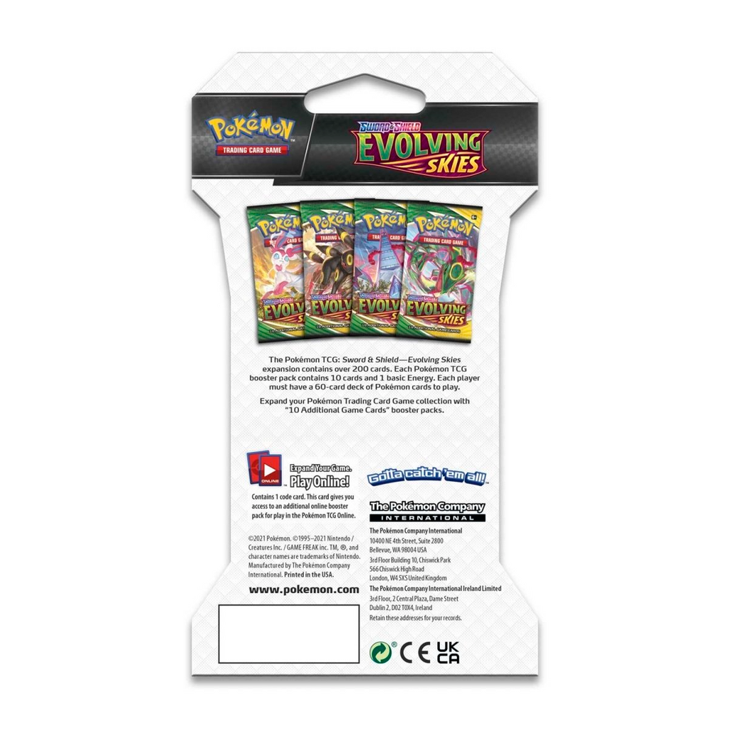 2021 Pokémon TCG: Sword & Shield—Evolving Skies Sleeved Booster Pack