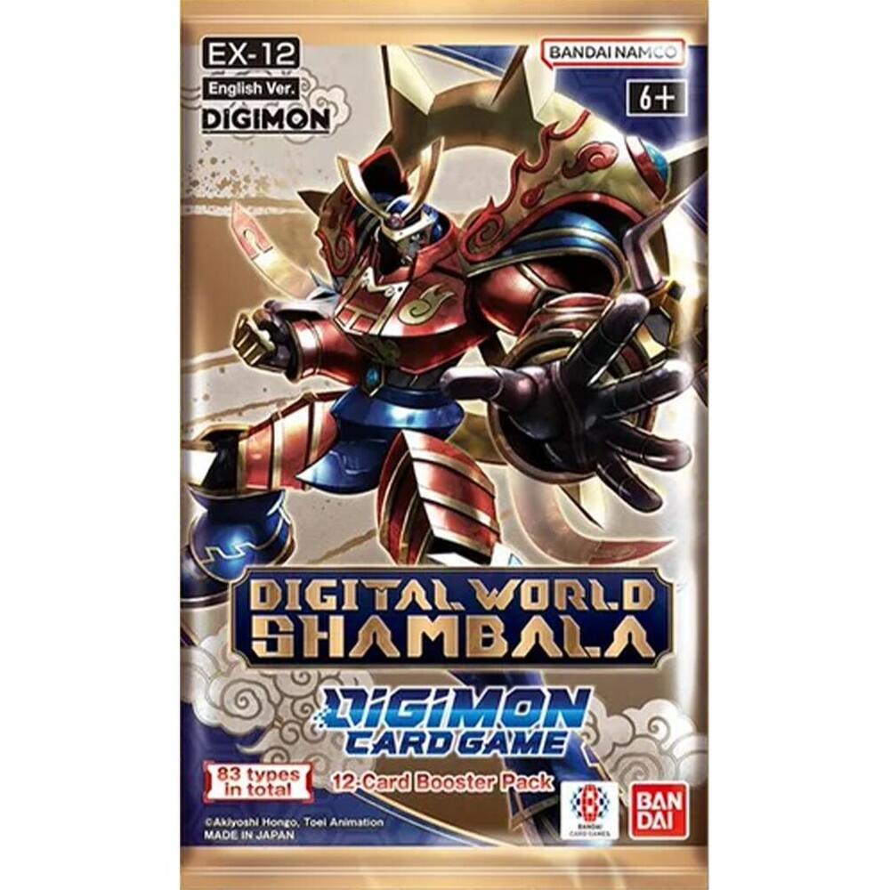 Digimon Card Game TCG: Digital World Shambala (EX-12) Booster Pack