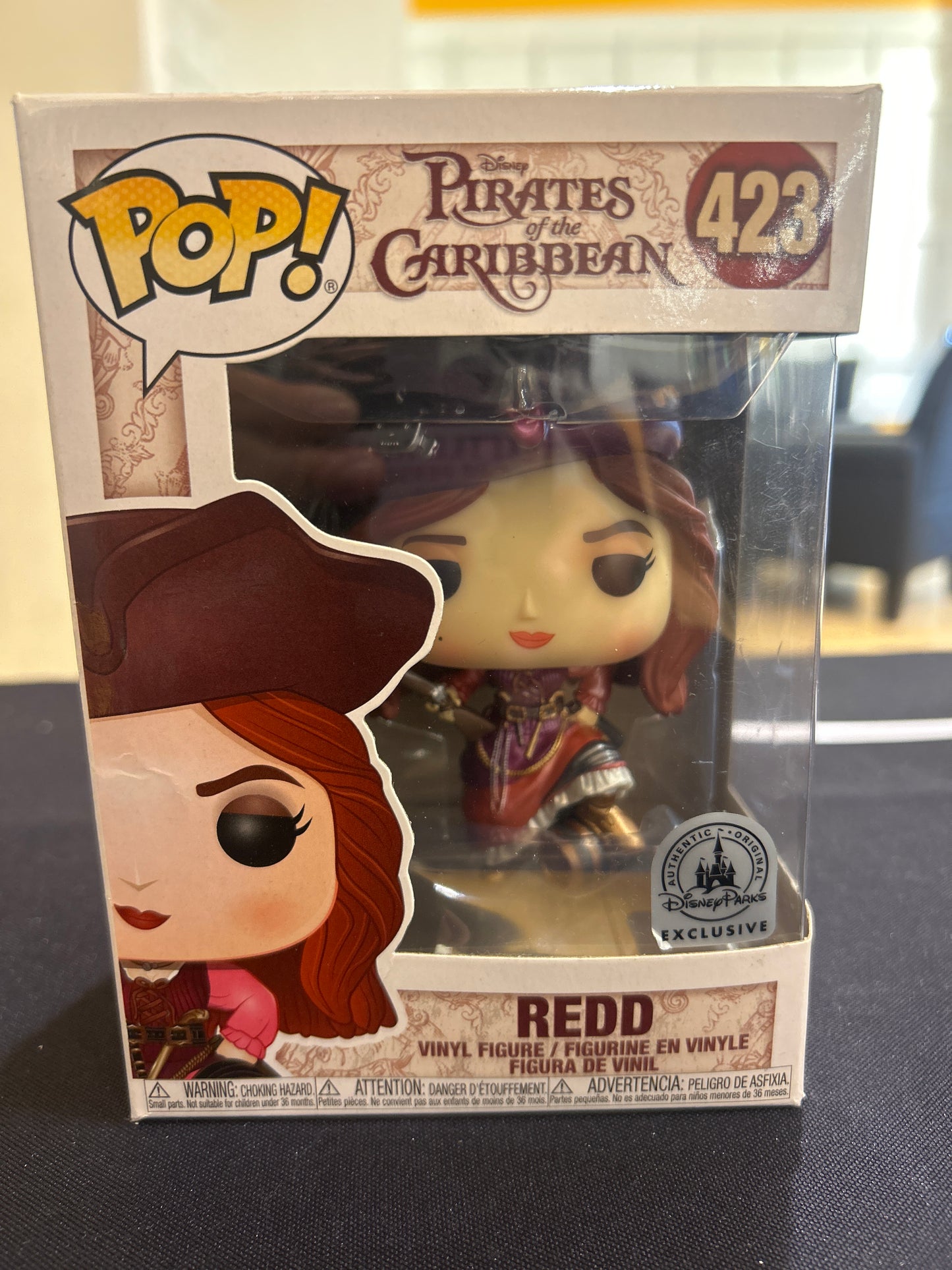 POP! Pirates of the Caribbean 423 REDD Disney Parks EXCLUSIVE!