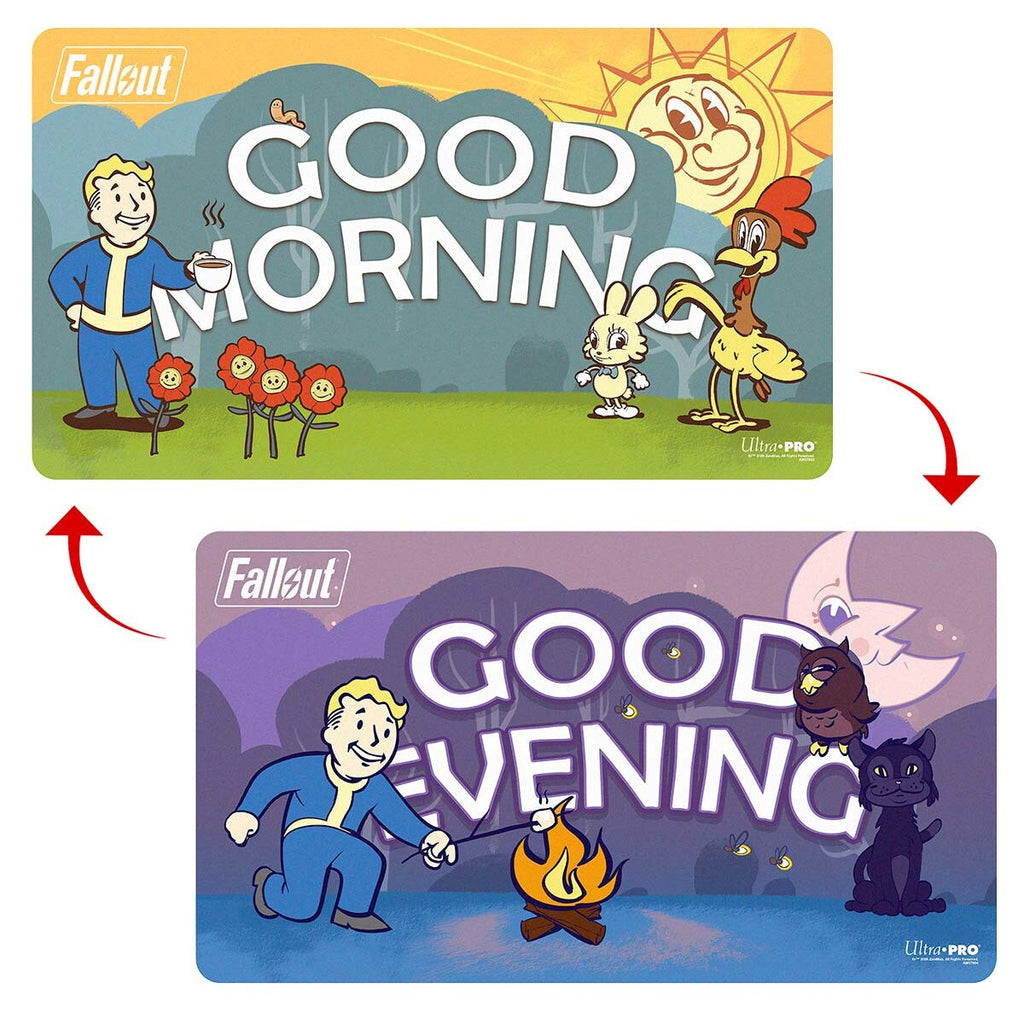 Ultra Pro: Fallout - Good Morning/Good Evening Double-Sided Playmat